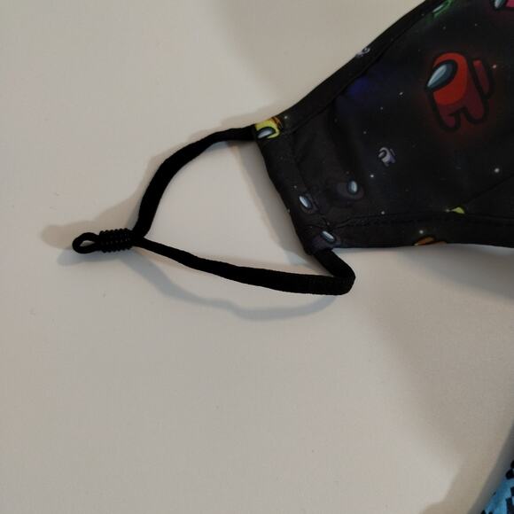 A Among Us Little Kids Boys 5 Count Nose Bridge Strip Adjustable Face Mask New - Picture 8 of 10